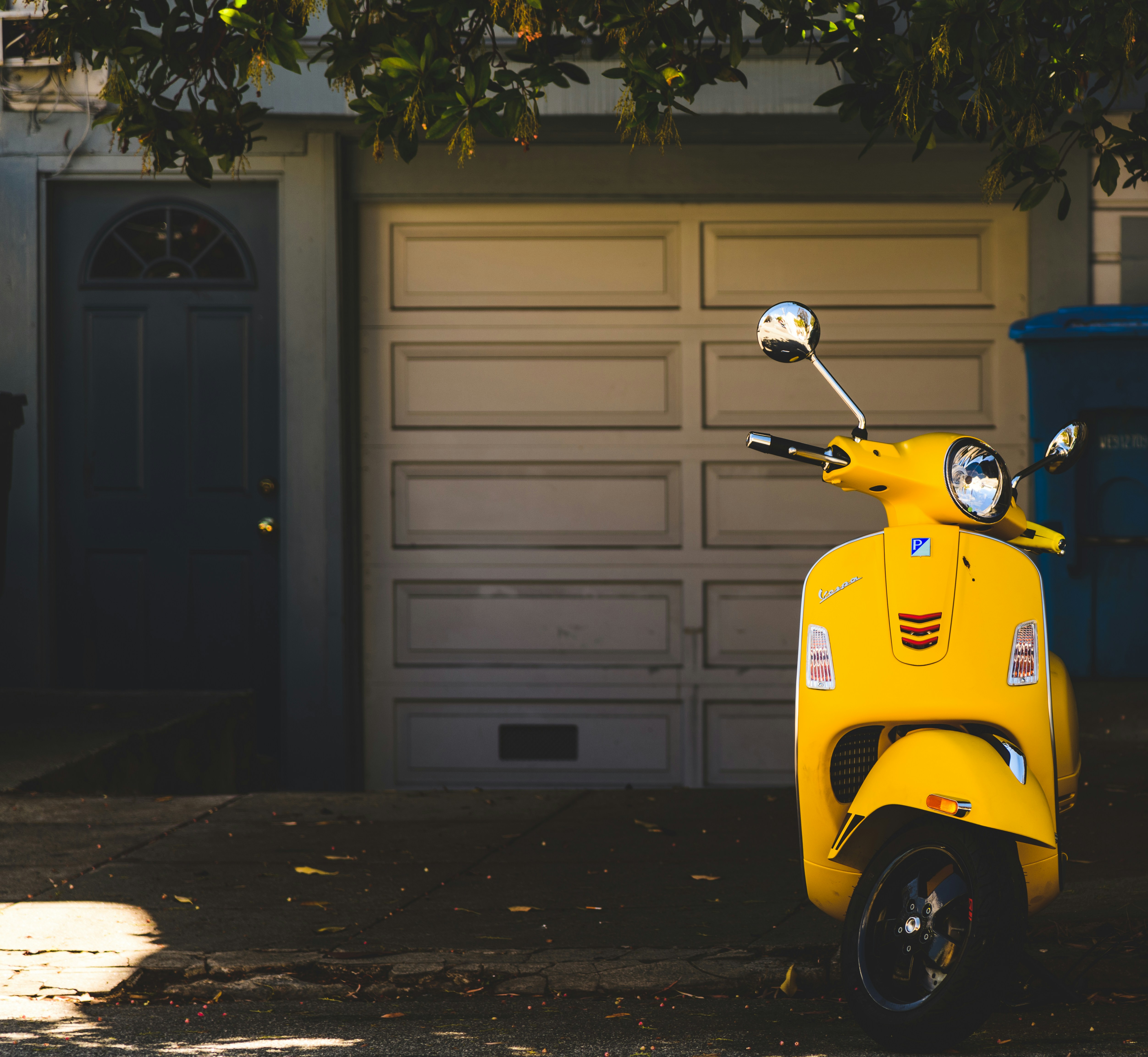 yellow scooty