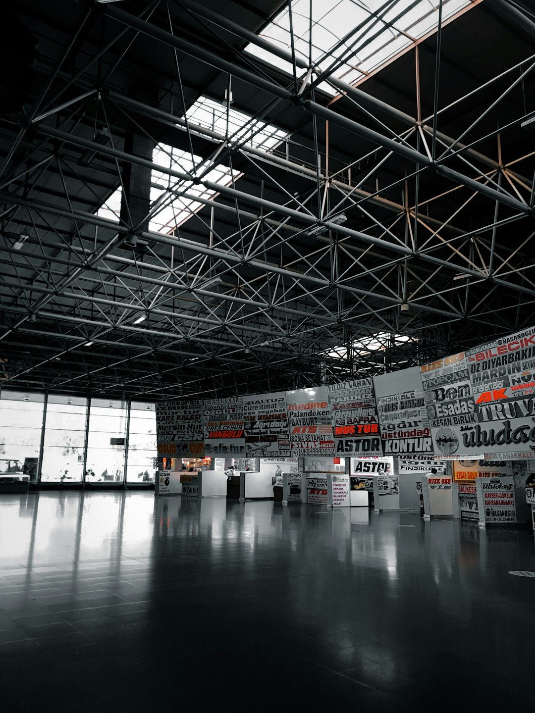 White And Red Metal Building Photo Free Building Image On Unsplash
