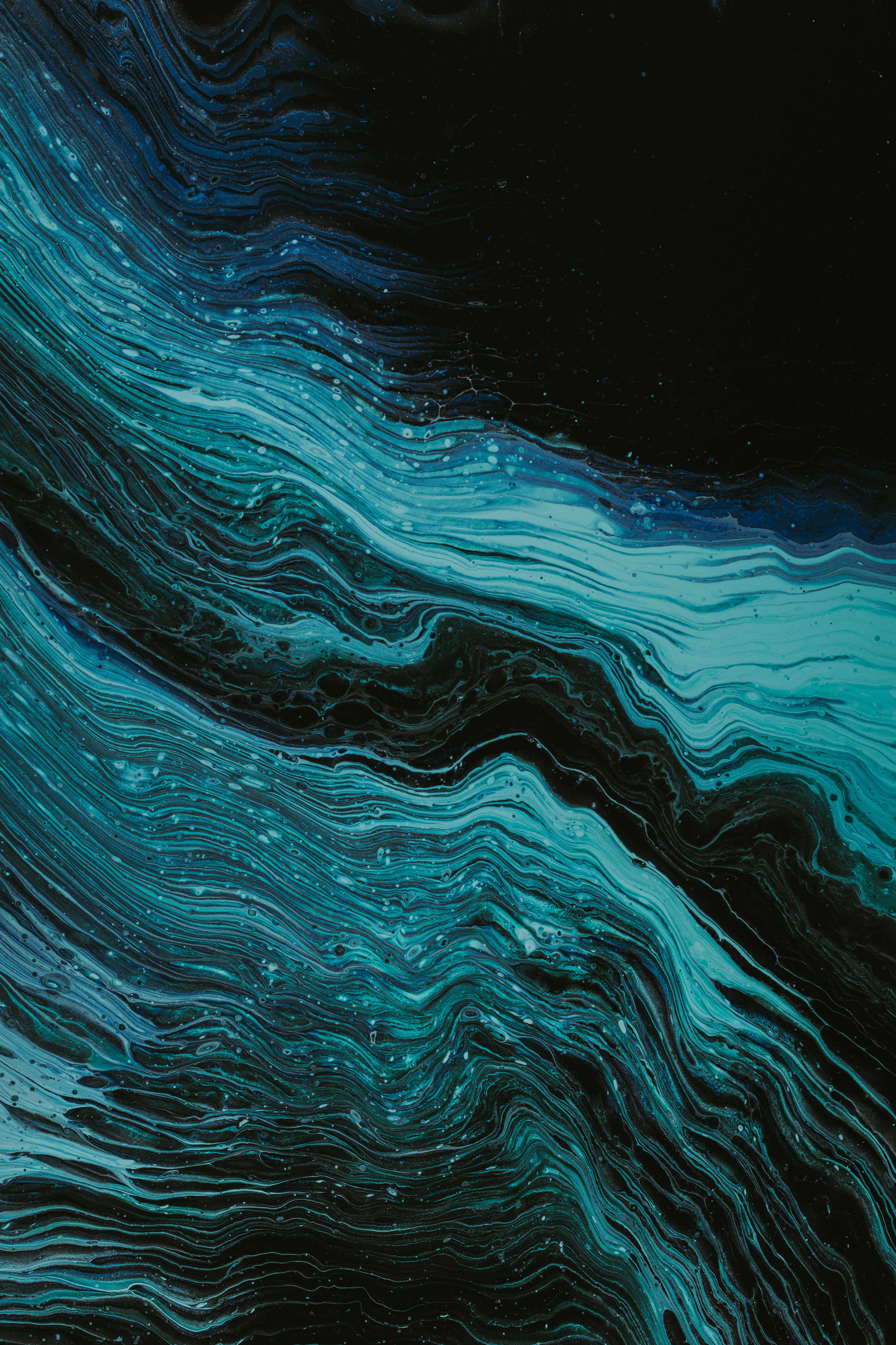 blue and black abstract painting photo – Free Pattern Image on Unsplash