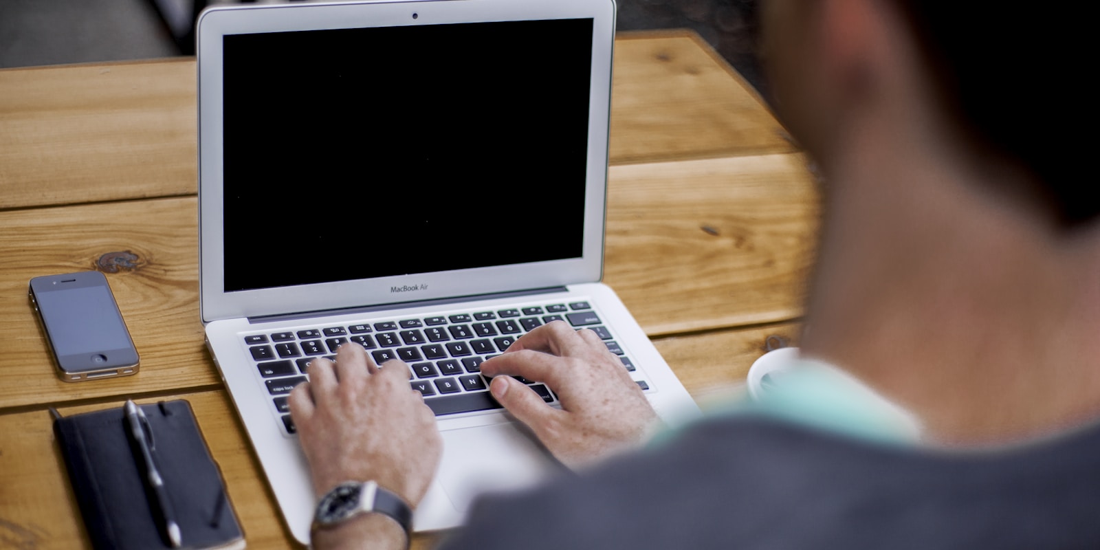 Typing on a computer