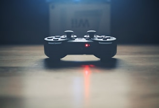 turned on wireless dualshock game controller