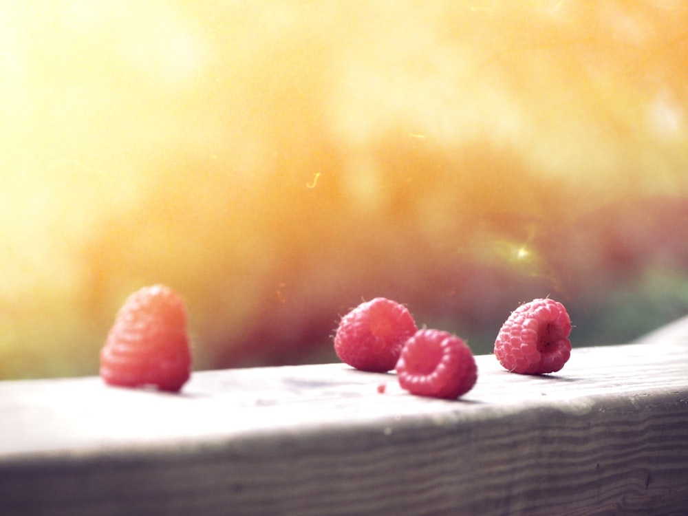 closeup photo of red fruits