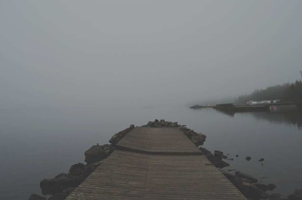 brown dock during daytime