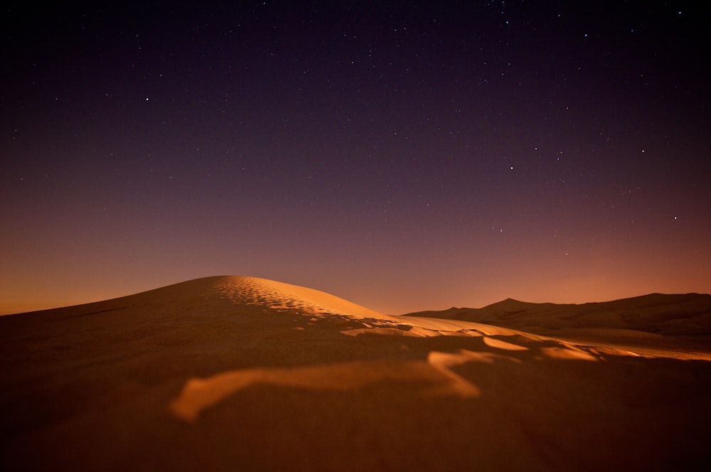 fotografia de paisagem do deserto