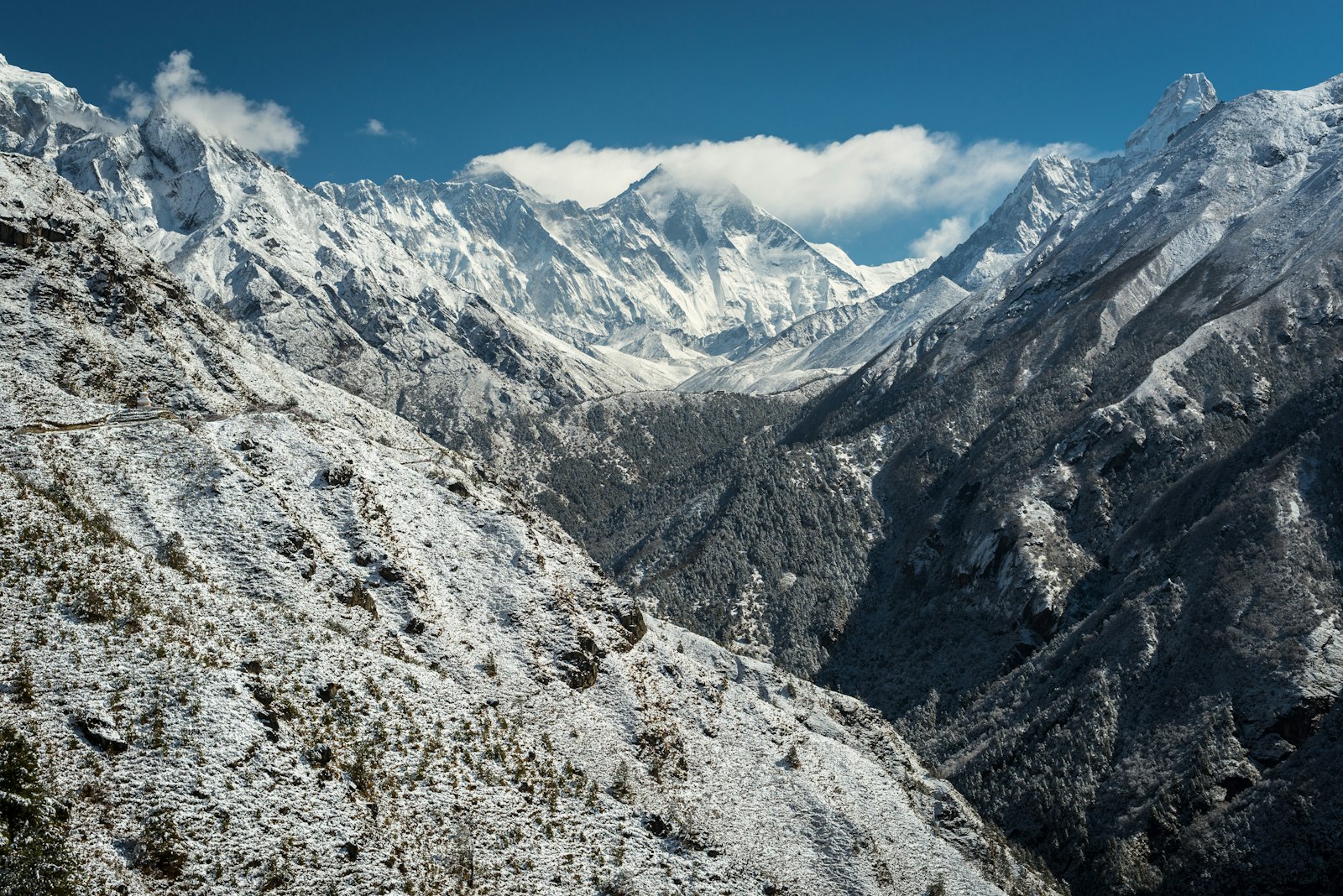 Nikon D600 + Nikon AF-S Nikkor 50mm F1.4G sample photo. Snow mountain with few photography