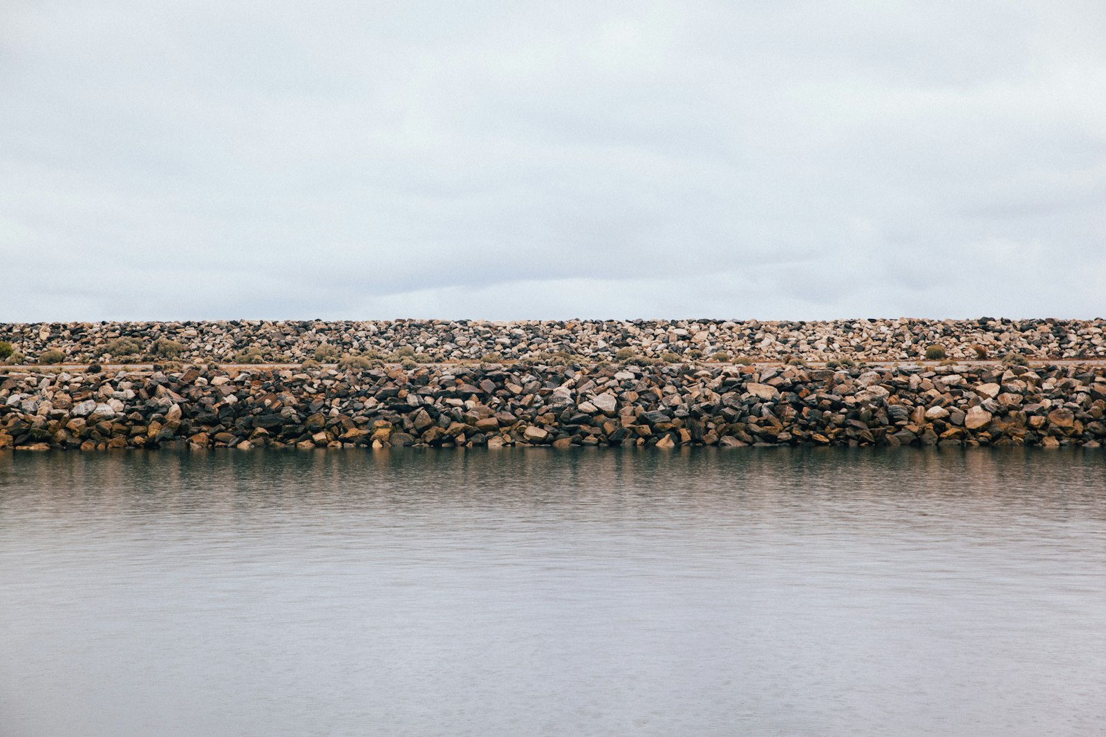 Canon EOS 5D Mark II + Sigma 24-70mm F2.8 EX DG Macro sample photo. Water rock wall during photography