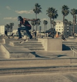 time lapse photography of man skateboarding outside
