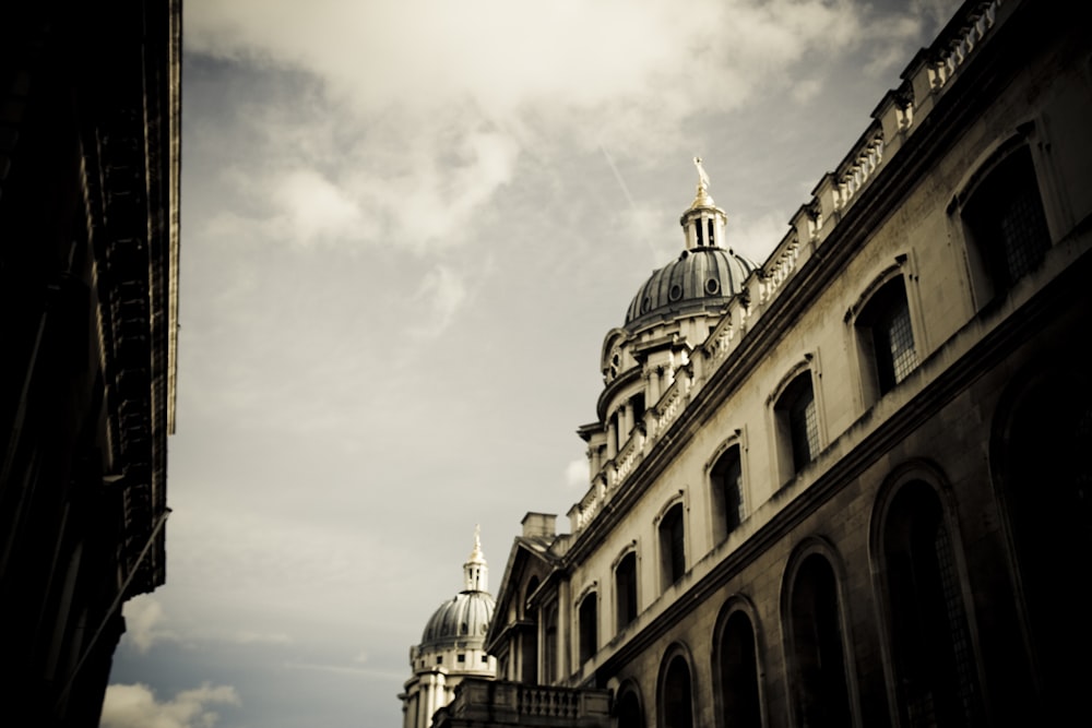 low-angle photography of cathedral