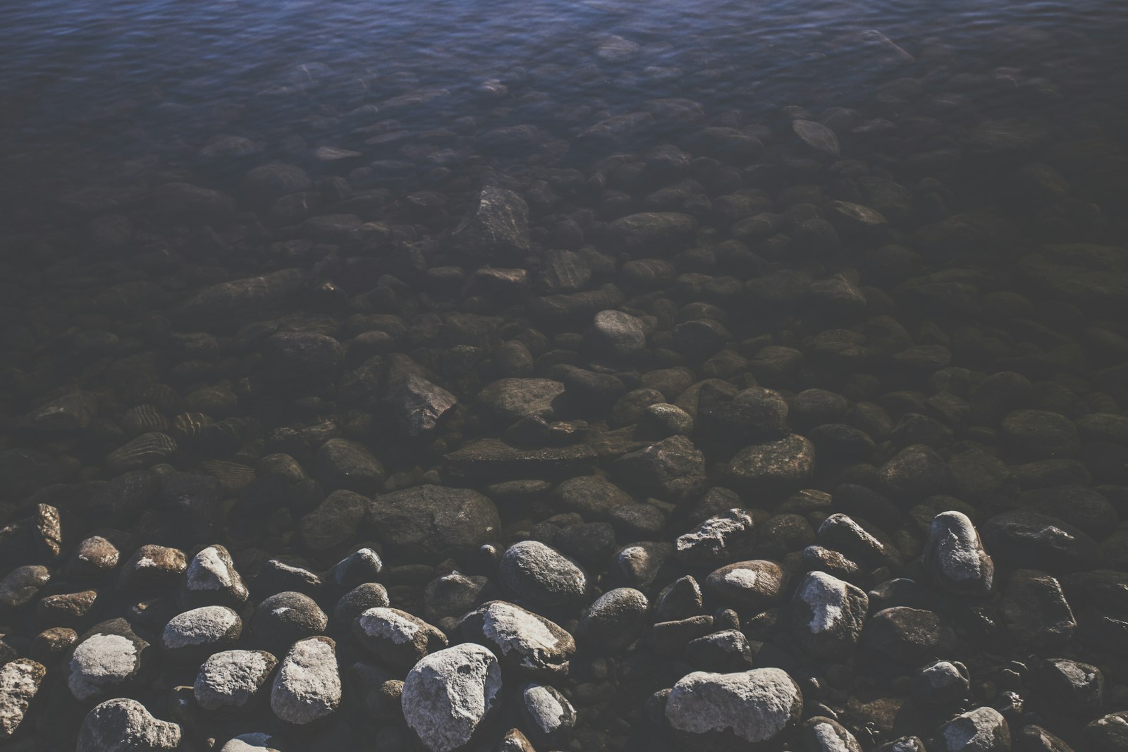 Canon EOS 6D + Canon EF 17-40mm F4L USM sample photo. Gray pebbles near river photography