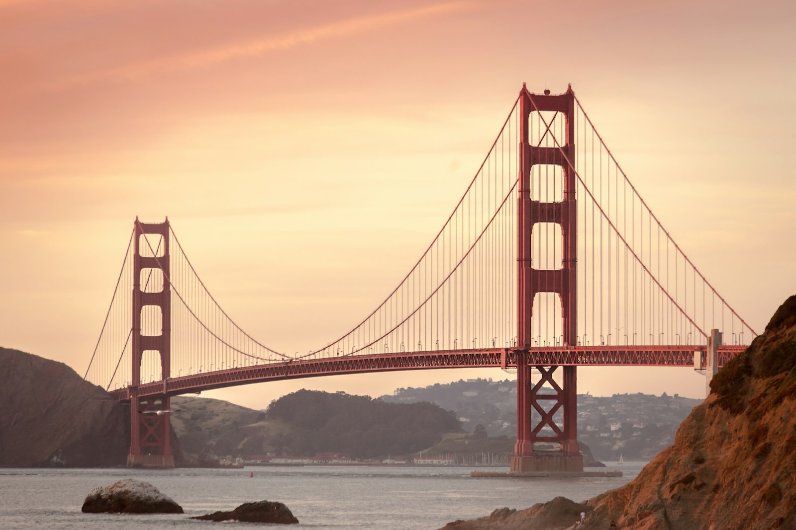 Canon EOS 5D Mark II + Canon EF 70-300mm F4-5.6 IS USM sample photo. Golden gate bridge, london photography