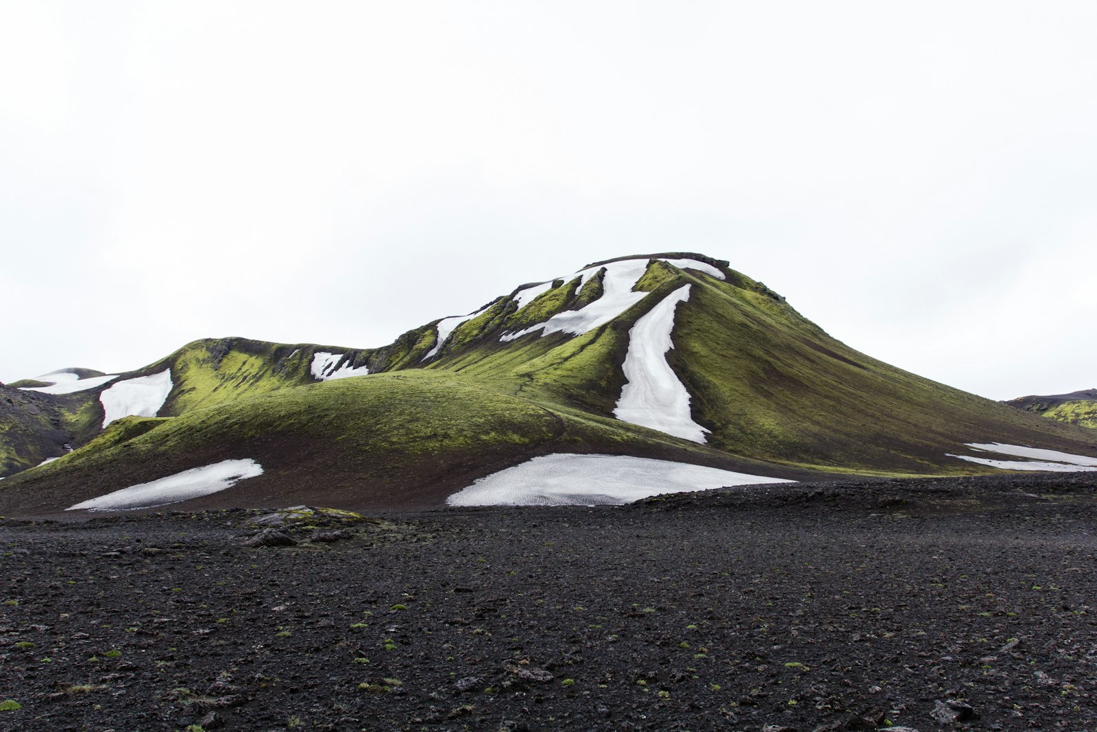 Исландское нагорье на маршруте Лаугавегур