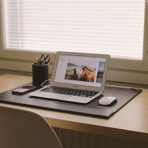 Elegant Leather Desk Mat