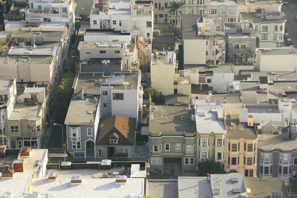 gray and white concrete buildings