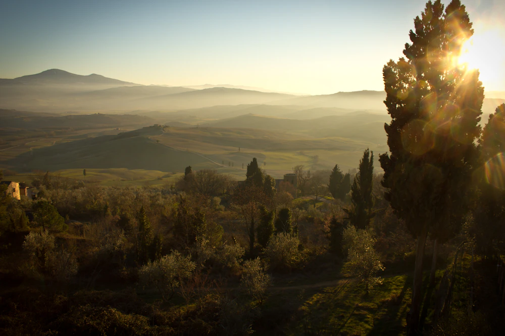 Val d'Orcia hills, Tuscany, Italy