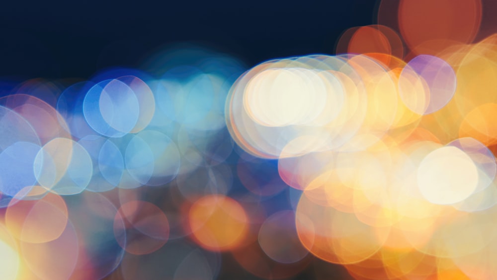 bokeh lights wallpaper