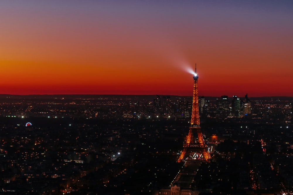 Eiffel Tower at night