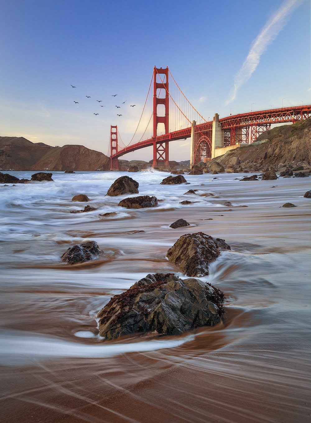 Fotografia timelapse dello specchio d'acqua