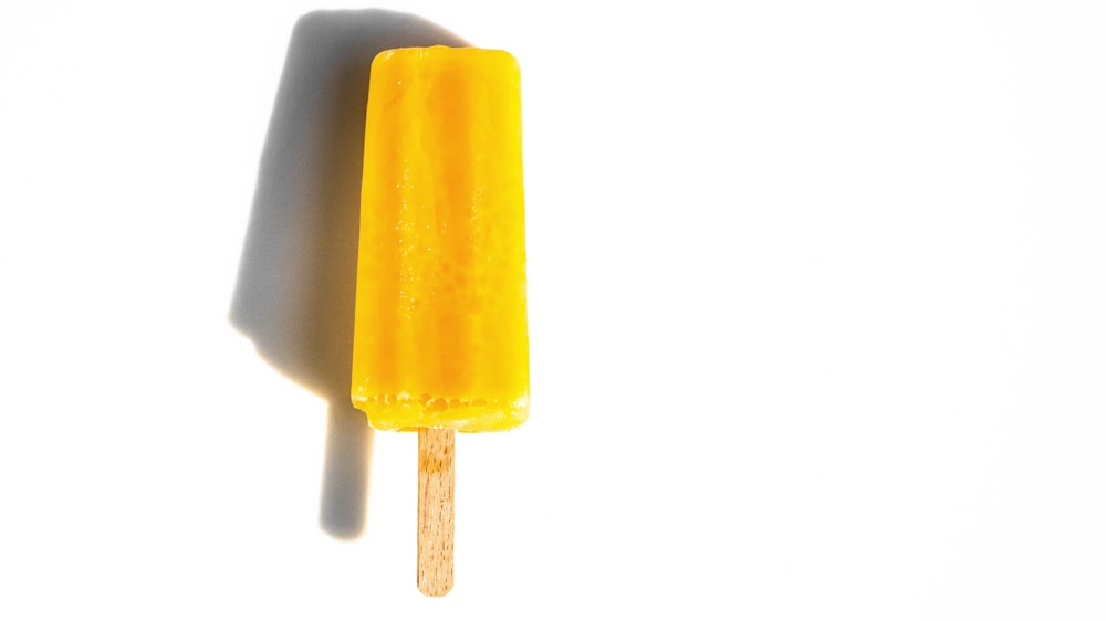 yellow popsicle