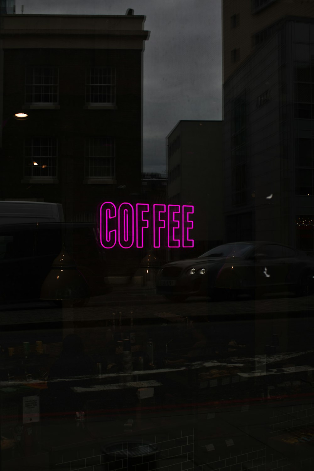 lighted Coffee neon signage