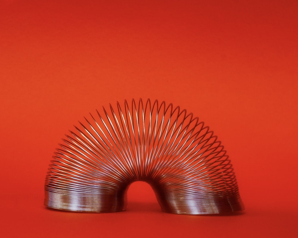 gray slinky toy