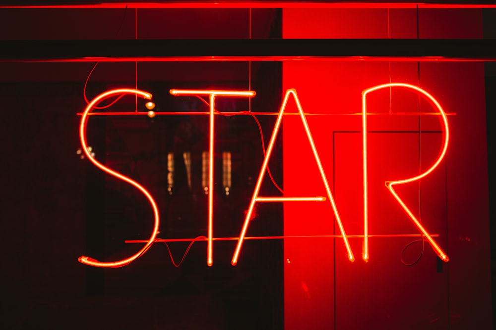 star neon sigange