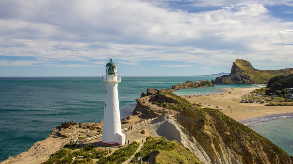 white lighthouse