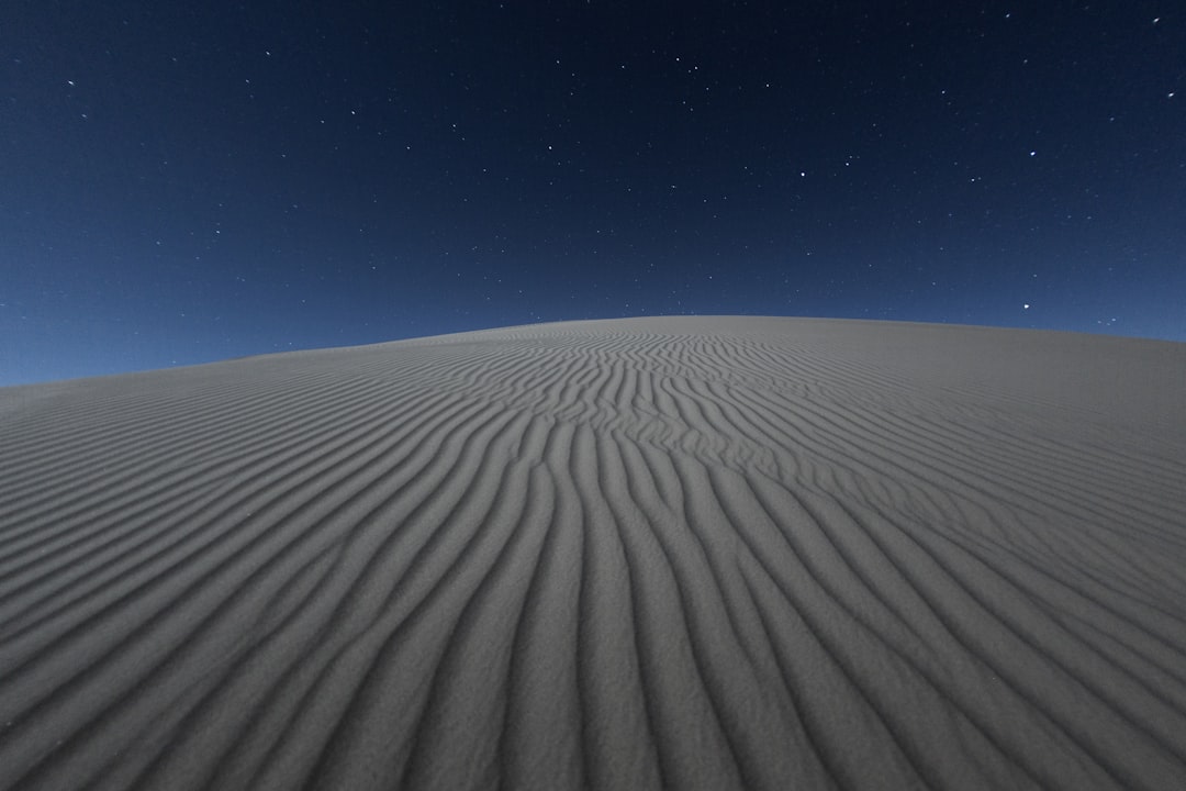 desert during nighttime