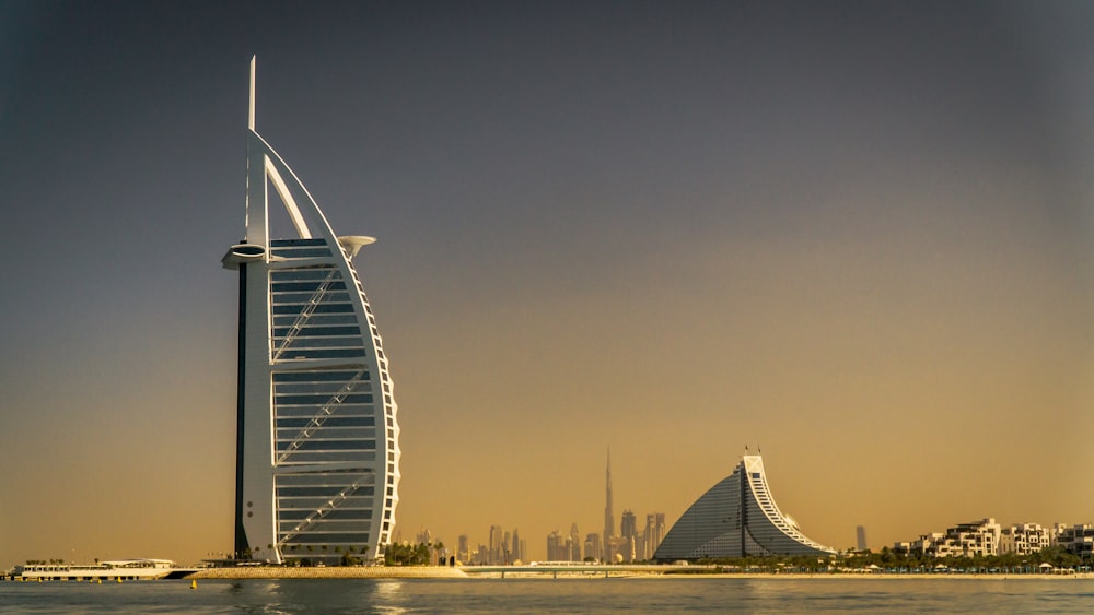 Burj Al' Arab in Dubai during daytime