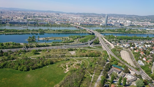 aerial photography of city in Wien Austria