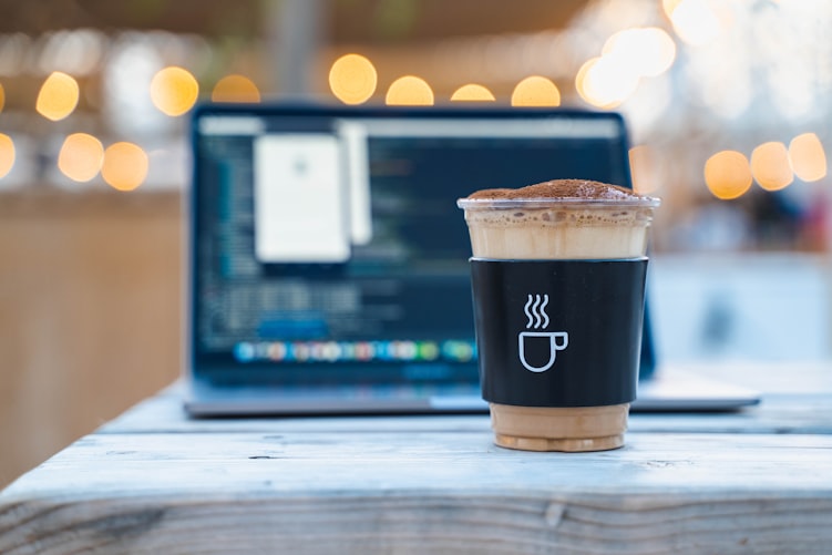 image of coffee+code