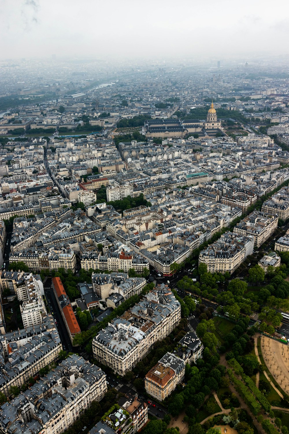 aerial photography of buildings