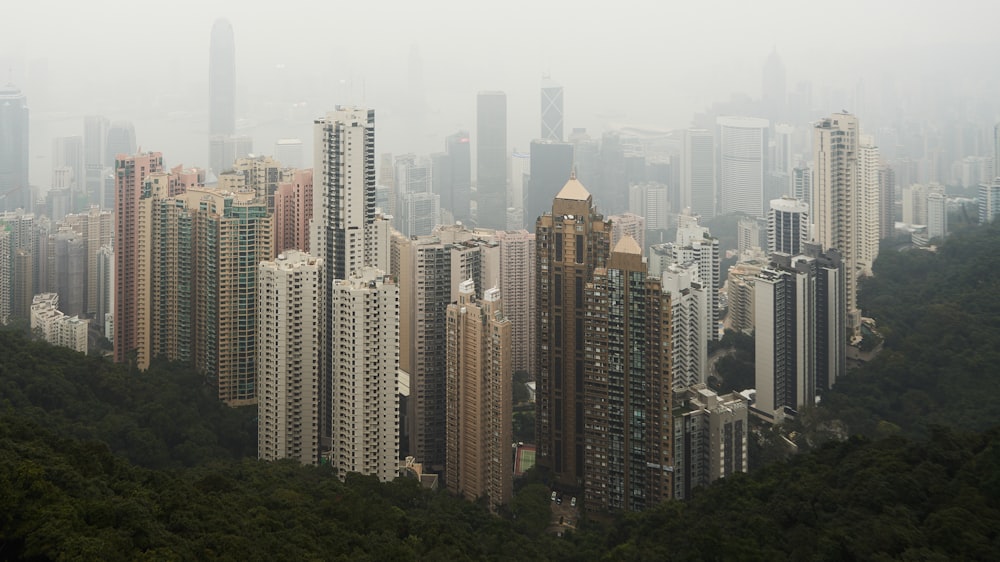 aerial view of buildings during daytime