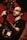 A musician with glasses plays a guitar and sings into a microphone. The background is a warmly lit stage with red and dark tones, subtle lighting highlights the musician's face and instrument.