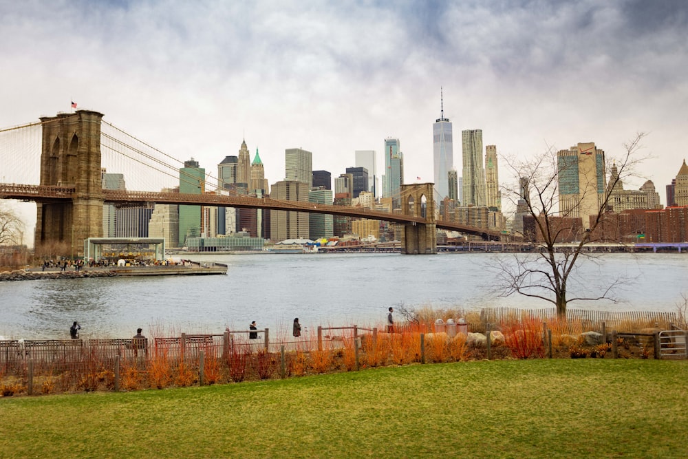 Brooklyn Bridge, New York at daytime