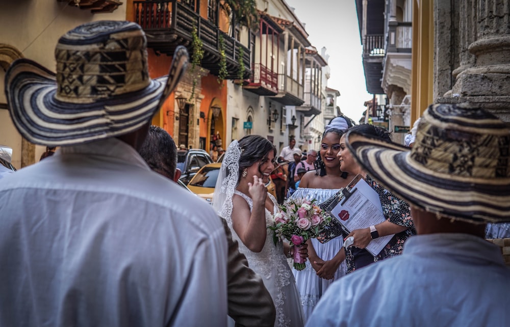 people gathering near outdoor during daytime