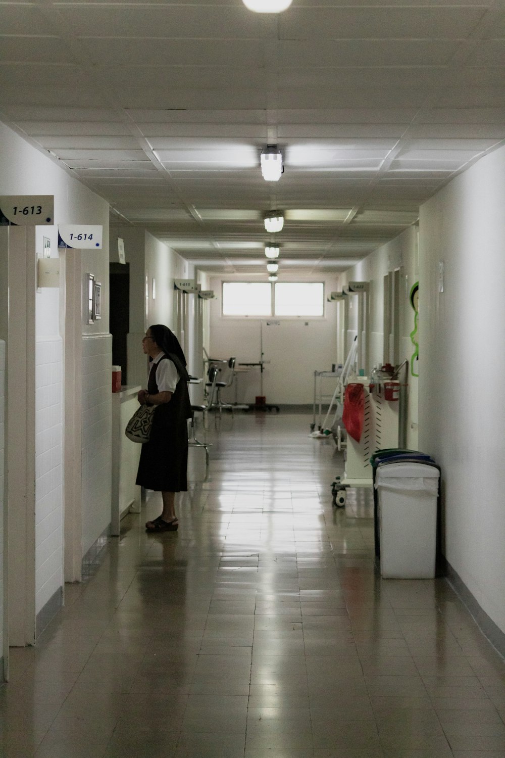 woman standing inside room