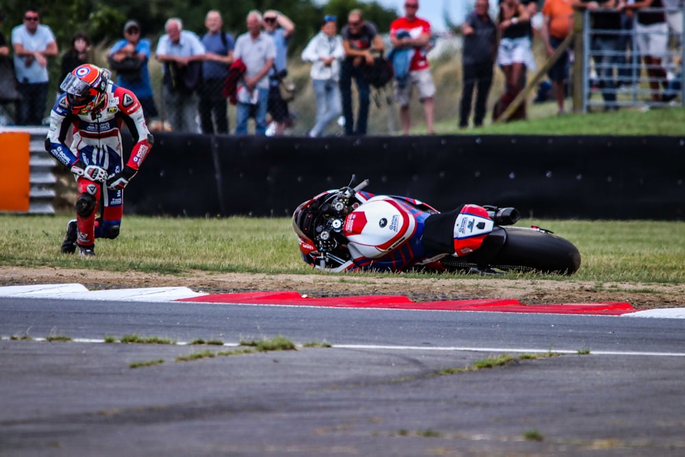 biker on field