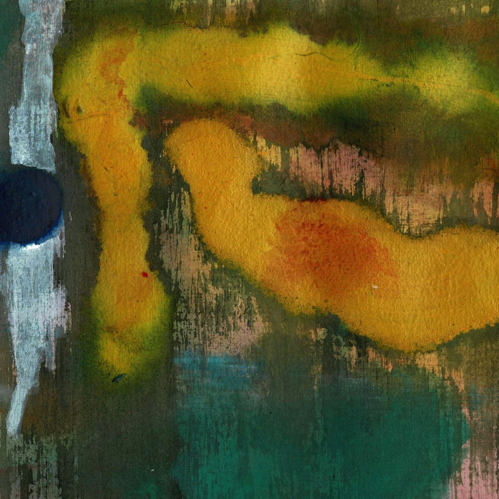 Pintura al óleo abstracta multicolor