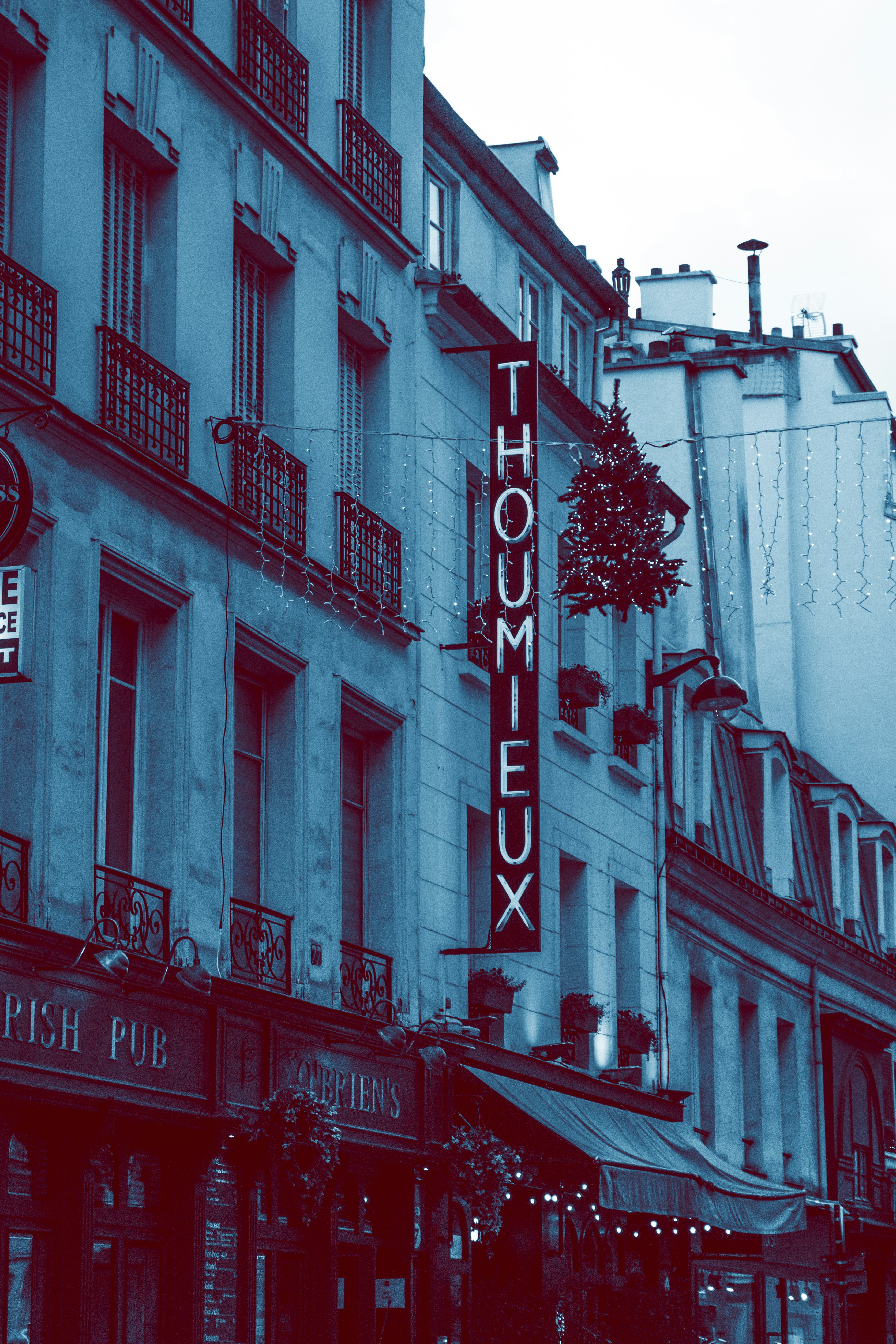 gray and black concrete buildings