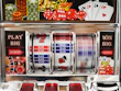 Close-up of slot reels highlighting colorful icons and win lines