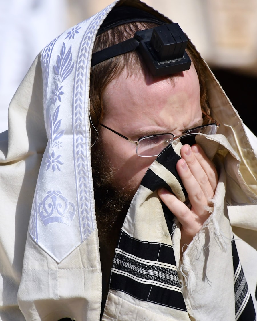 Judaica items including prayer books and ceremonial objects
