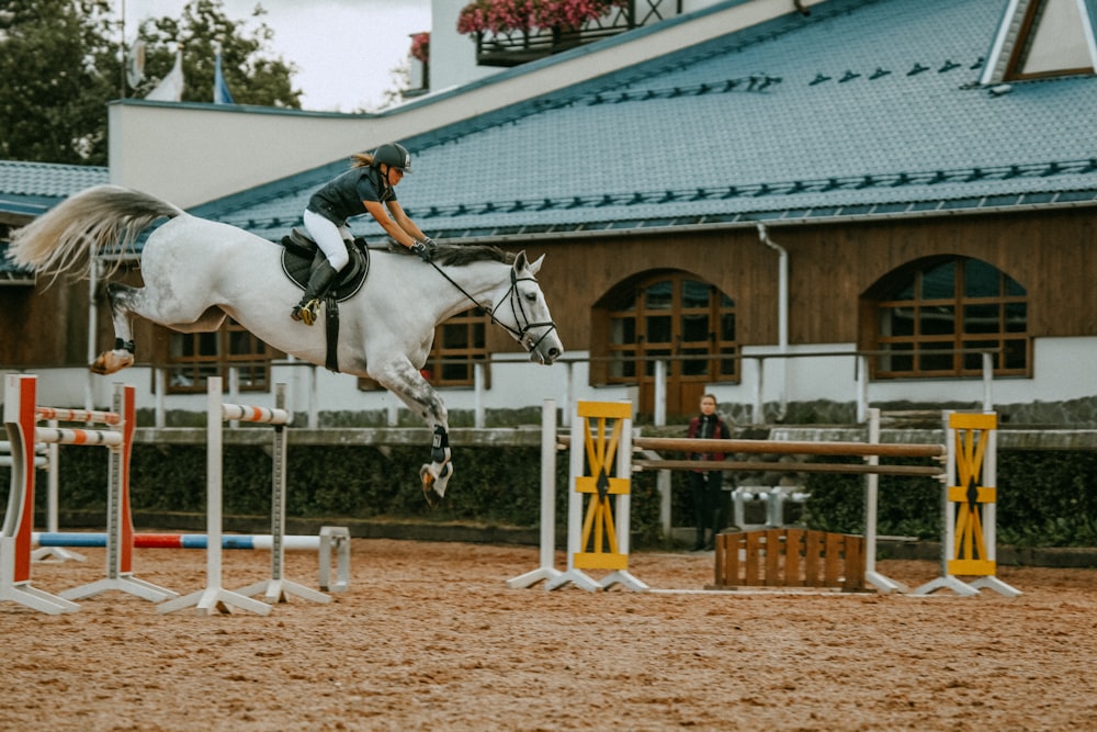 woman horseback riding