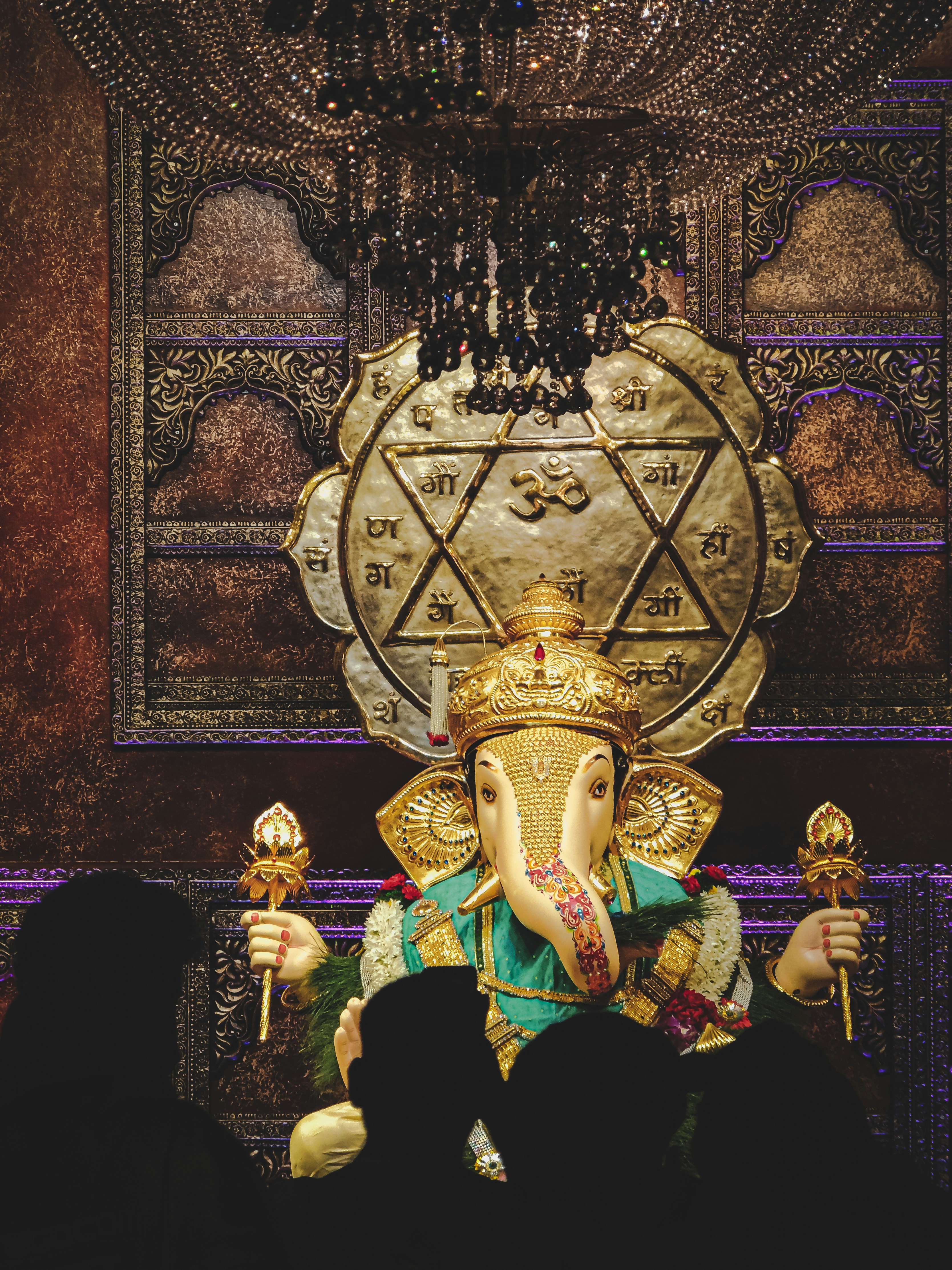Antique Ganesha Sculpture Figurine