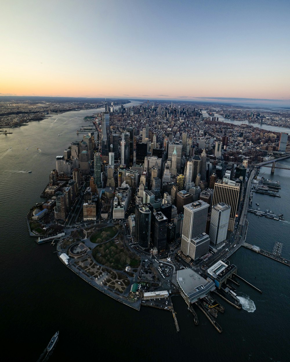 body of water near high-rise buildings