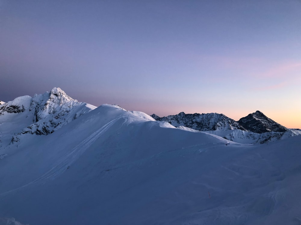 snow covered mountain