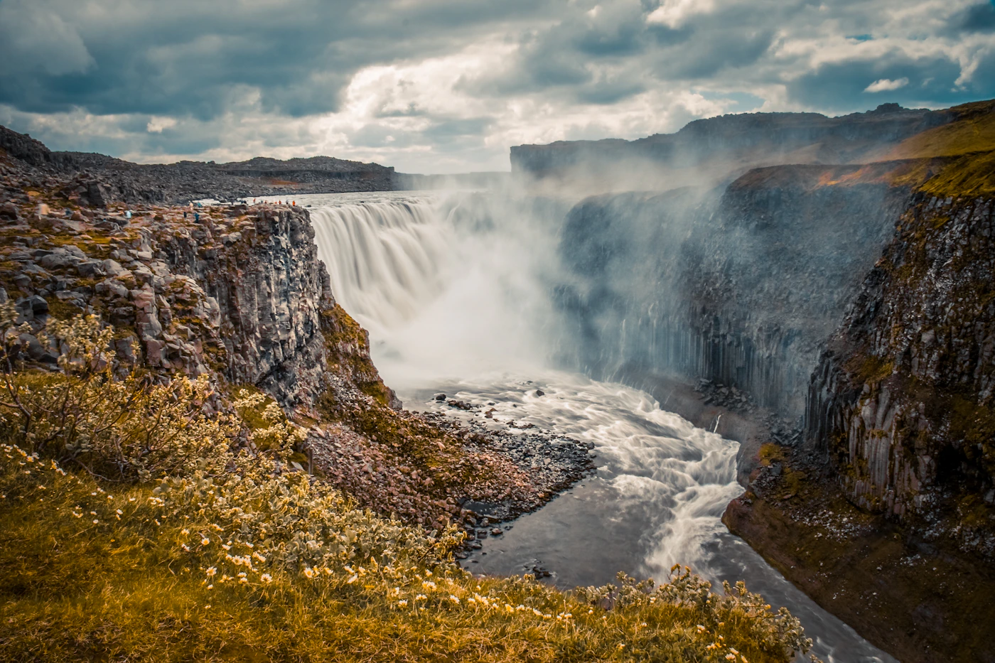 Dettifoss waterfall in North Iceland