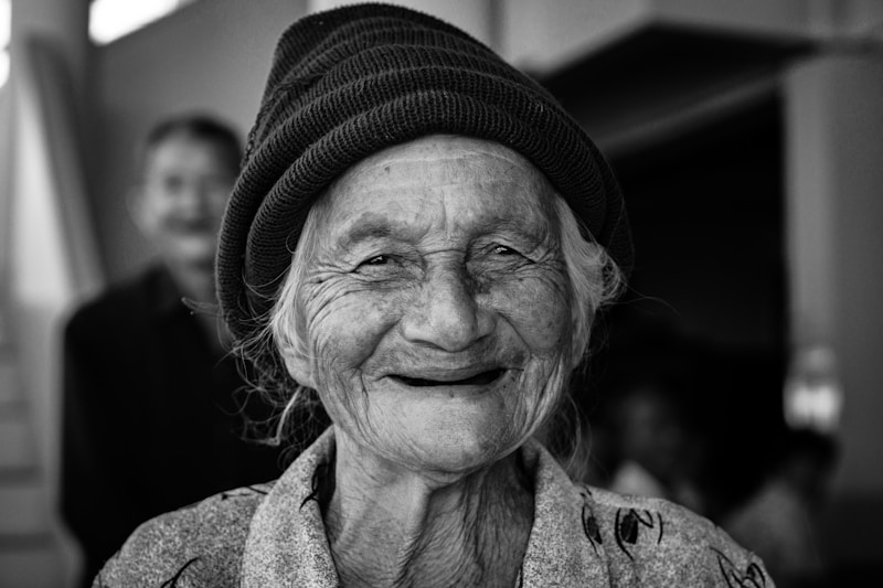 person with authentic character portrait