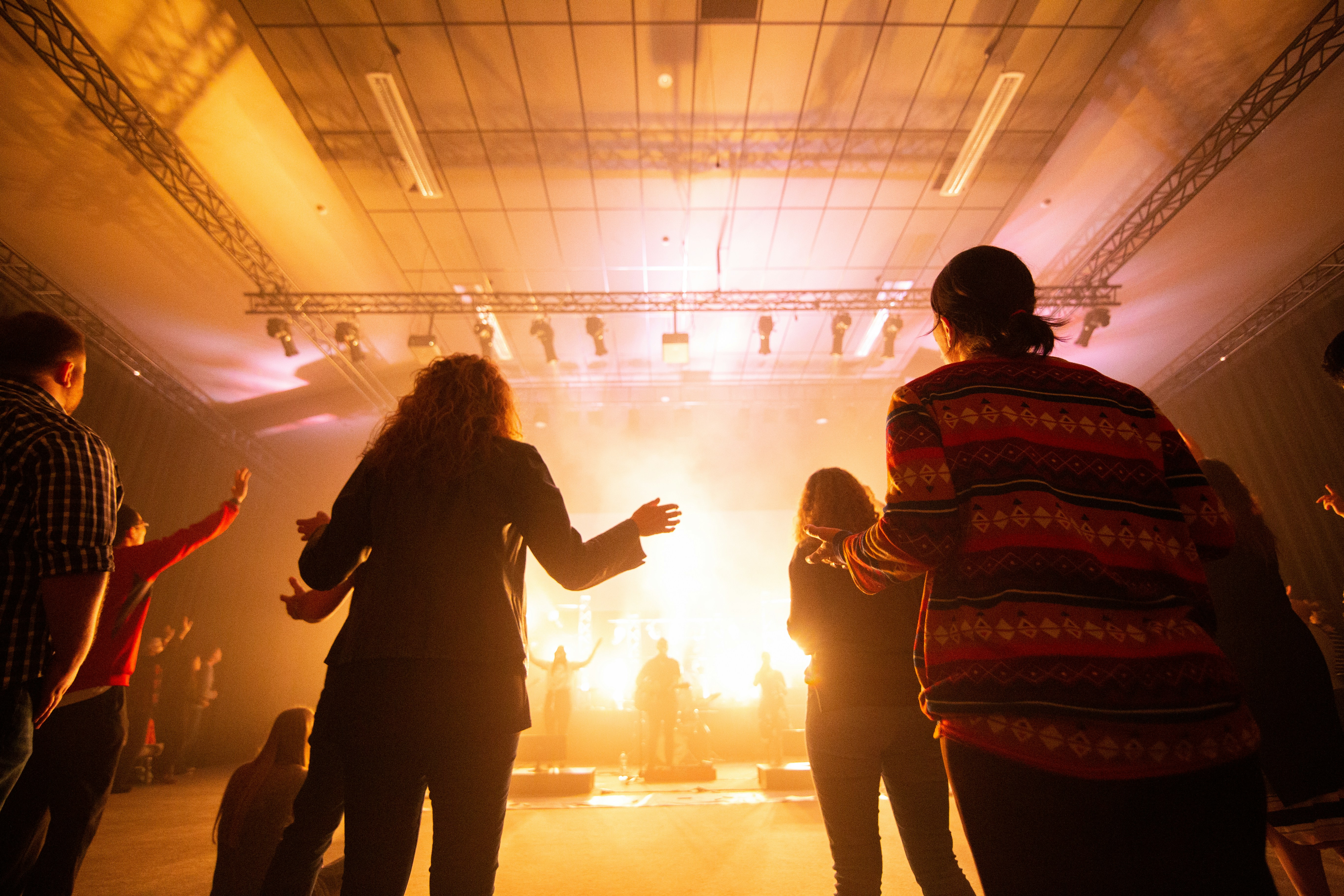 band performing on stage