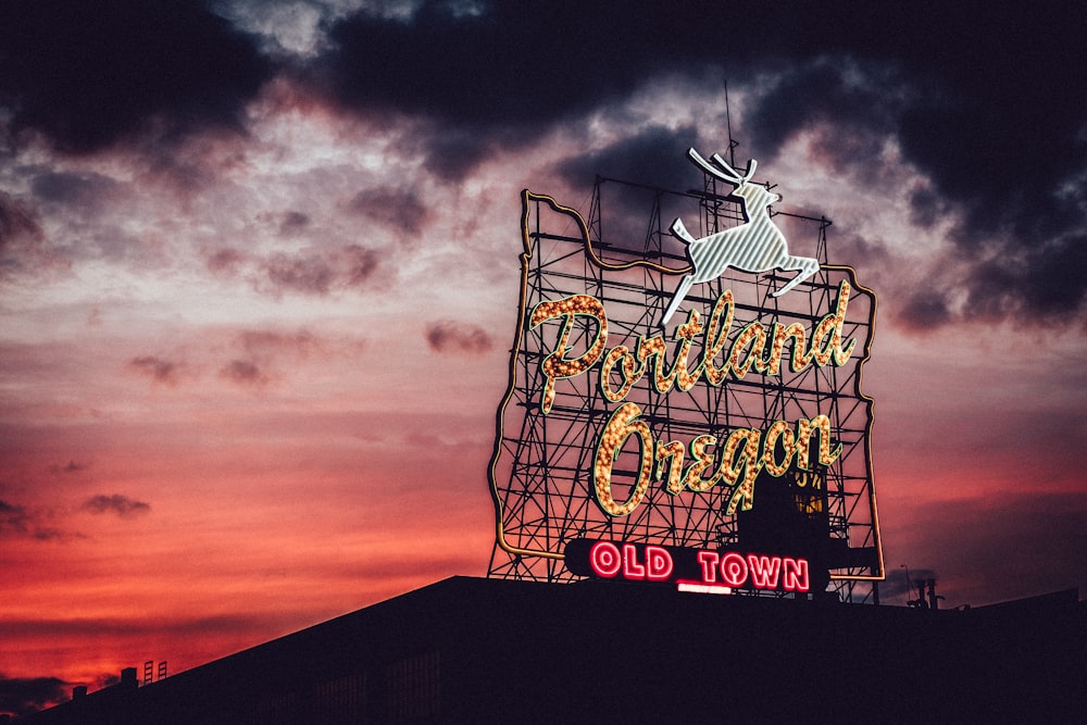 Portland Oregon signage