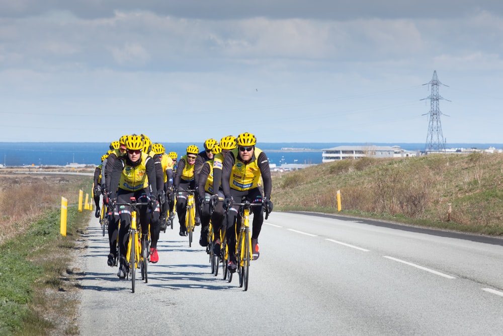 view photography of cyclist